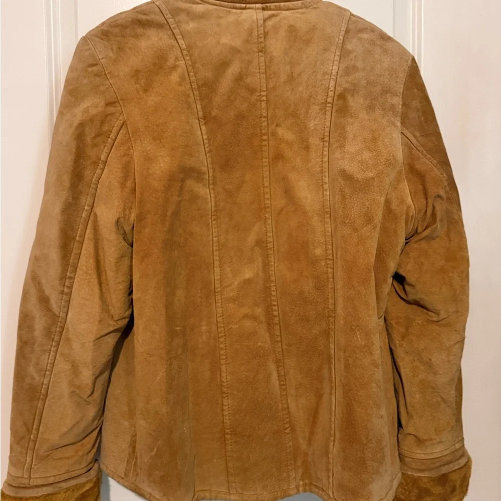 Mina Milano 70s Tan leather Jacket - Picture 5 of 6